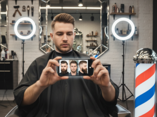 Experimente cortes de cabelo masculinos e tipos de barba antes de ir à barbearia usando IA