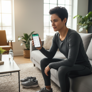 Como queimar caloria em casa com aplicativo: guia prático para treinar no sofá