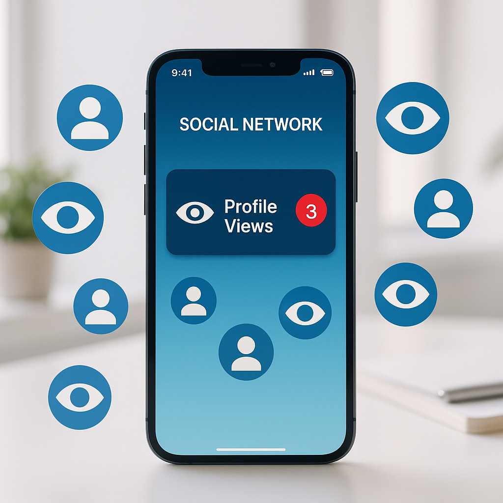 Como Usar Apps para Descobrir Visualizações do Seu Perfil