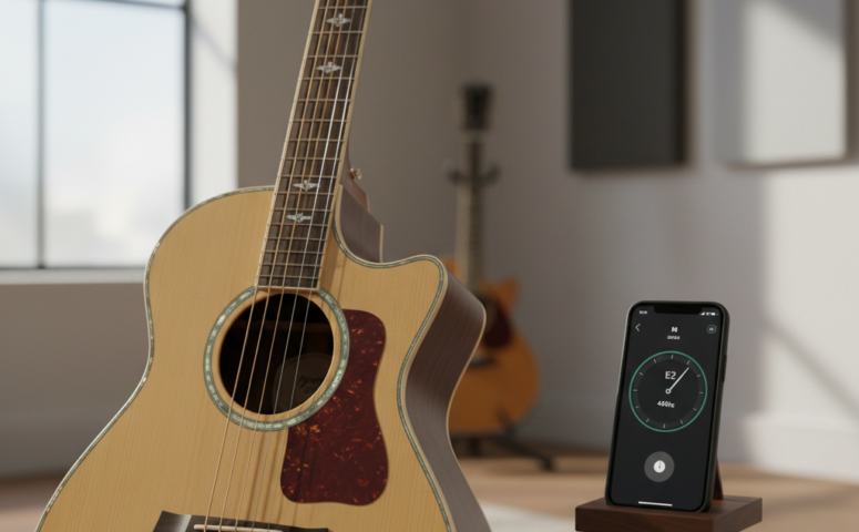 Como afinar violão usando um aplicativo: guia prático para músicos