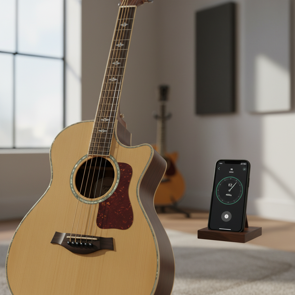 Como afinar violão usando um aplicativo: guia prático para músicos