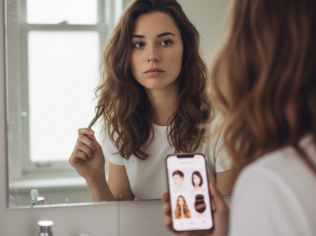 Testar um novo estilo e simule um corte de cabelo com IA antes de ir ao salão