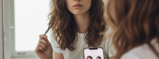 Testar um novo estilo e simule um corte de cabelo com IA antes de ir ao salão