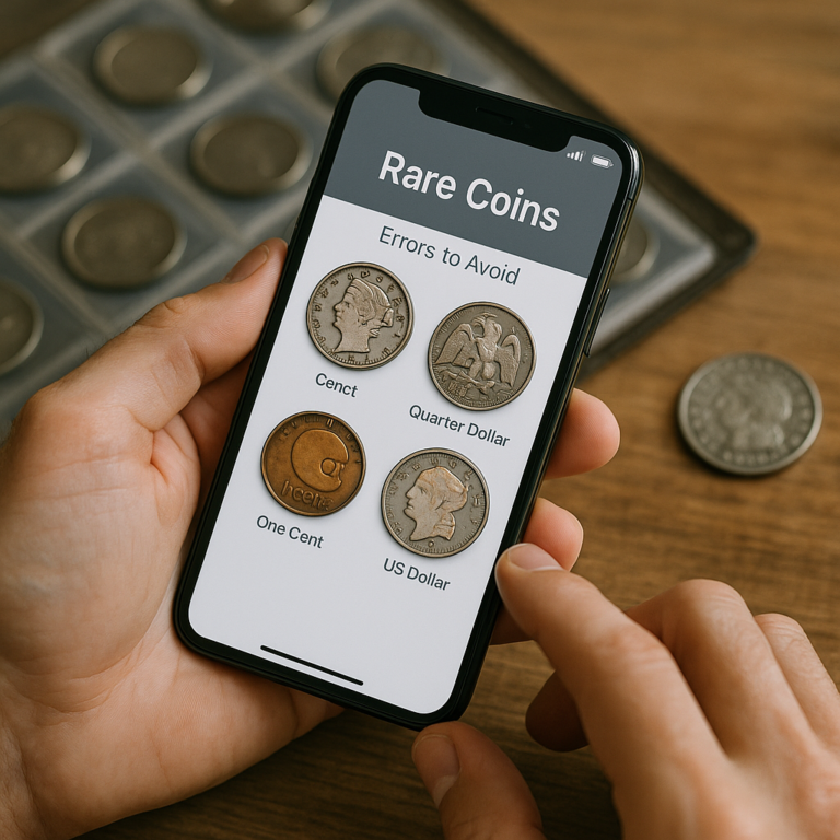 Aplicativo de Moedas Raras: Erros a Evitar