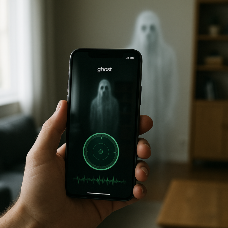 Aplicativo para Detectar Espíritos em Casa
