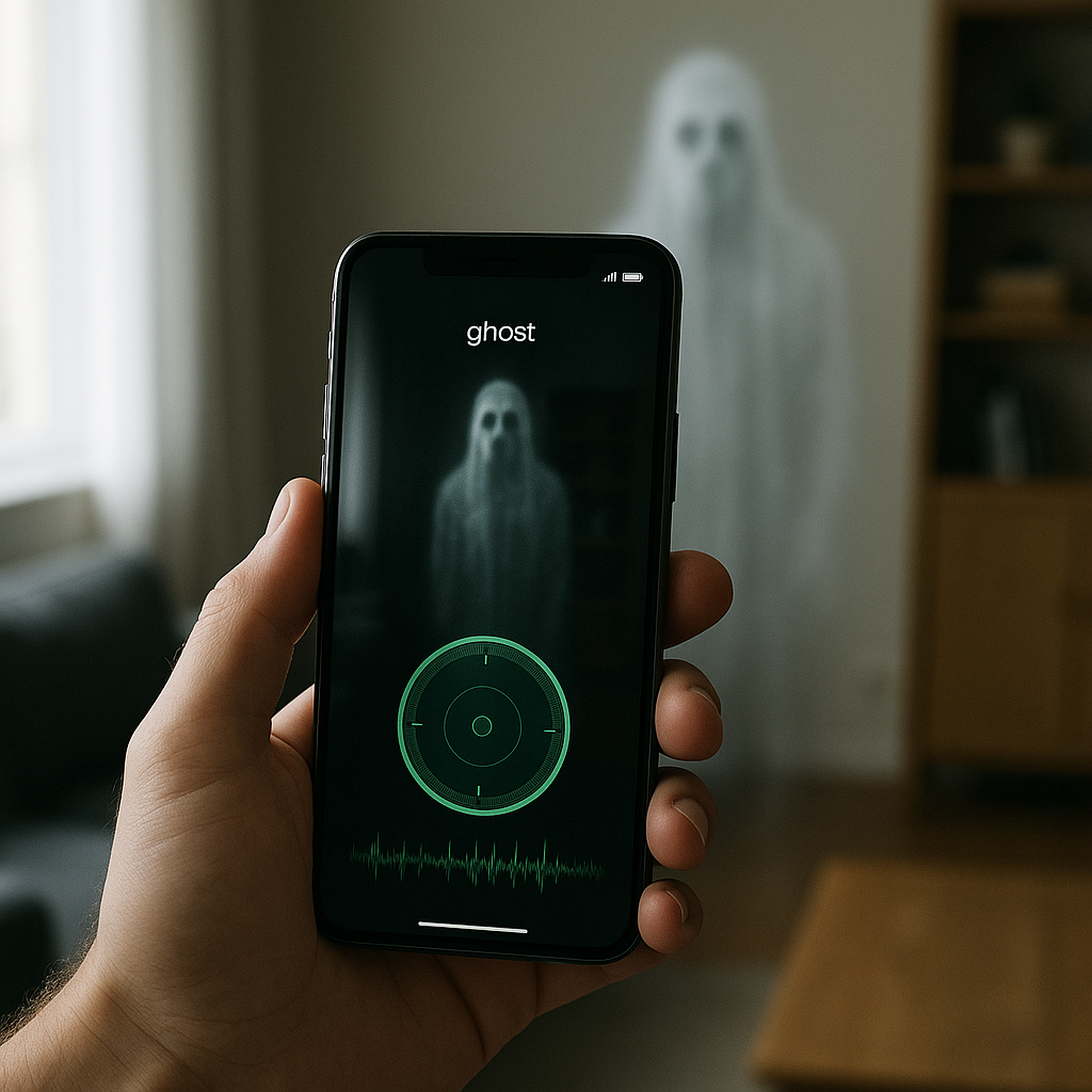 Aplicativo para Detectar Espíritos em Casa
