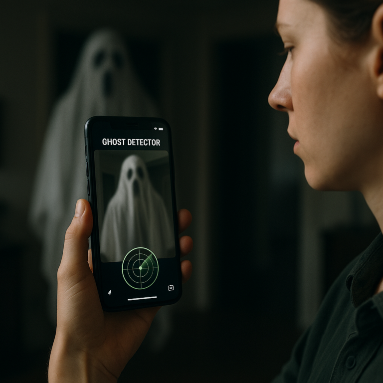 Aplicativo para Descobrir Fantasmas Próximos