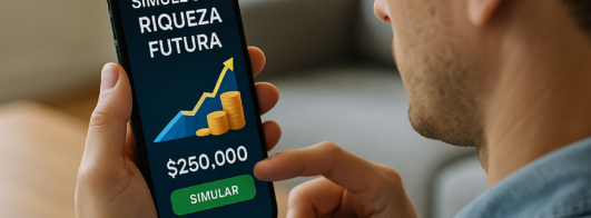 Simule Sua Riqueza Futura – App Gratuito