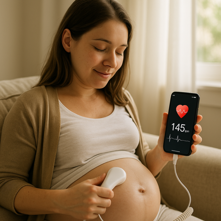 Ouça os Batimentos Cardíacos do seu Bebe no App