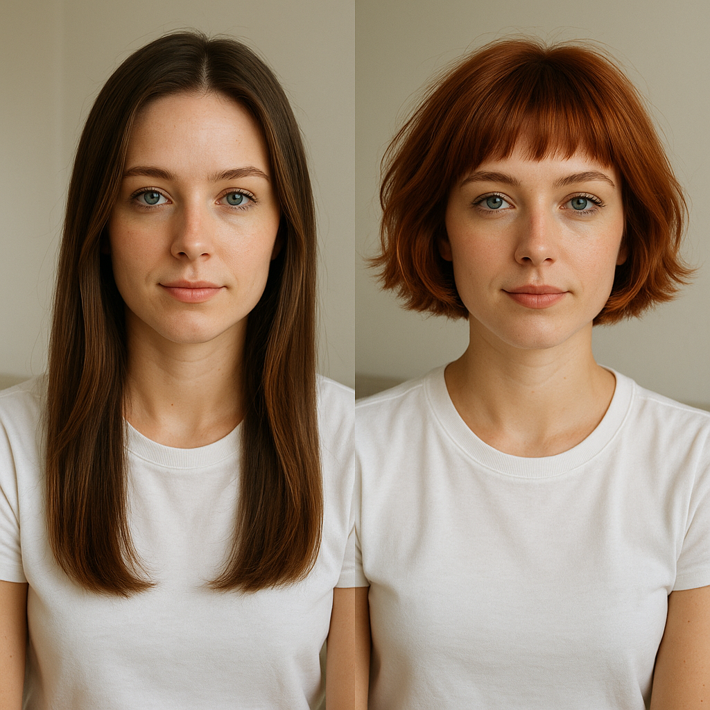 Simule um Novo Corte, Cor ou Penteado para seus Cabelos com IA