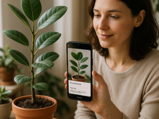 Identifique Plantas com IA e Receba Dicas de Cuidados