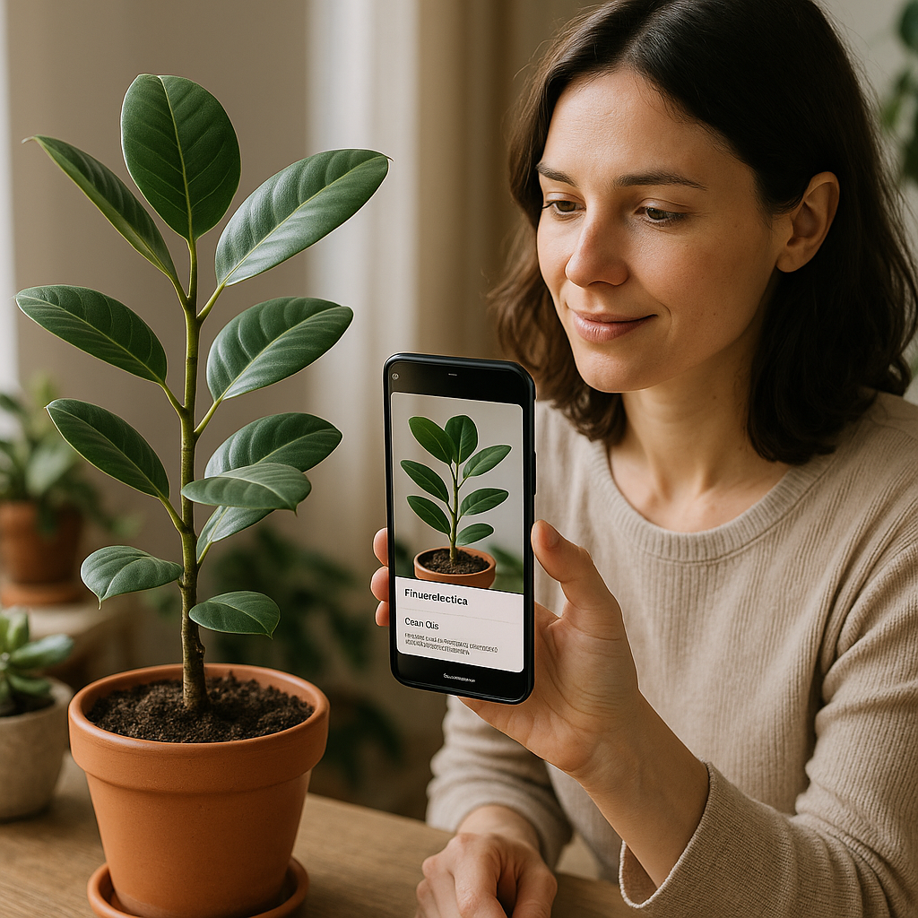 Identifique Plantas com IA e Receba Dicas de Cuidados