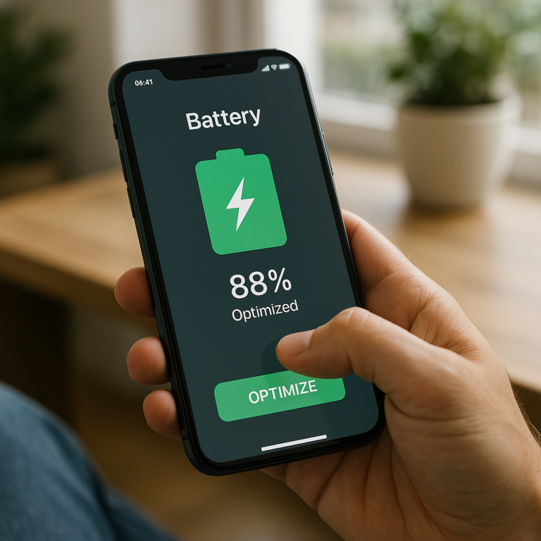 App que Otimiza Bateria do Celular
