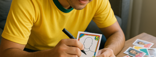 Crie sua Figurinha da Copa do Mundo