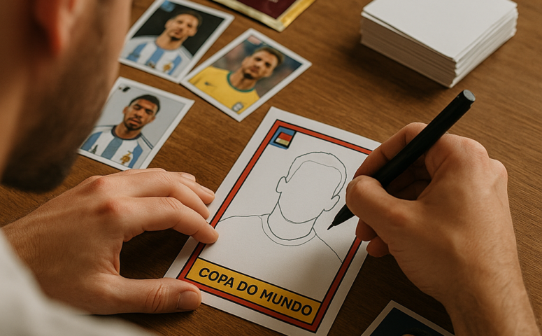 Crie sua Figurinha da Copa do Mundo