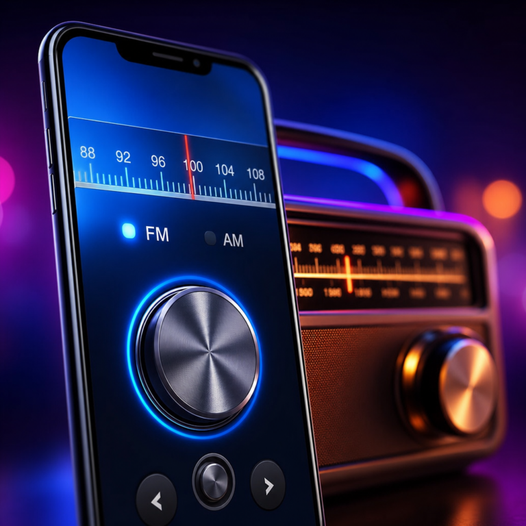 Aplicativo de Rádio AM/FM: Ouça Online
