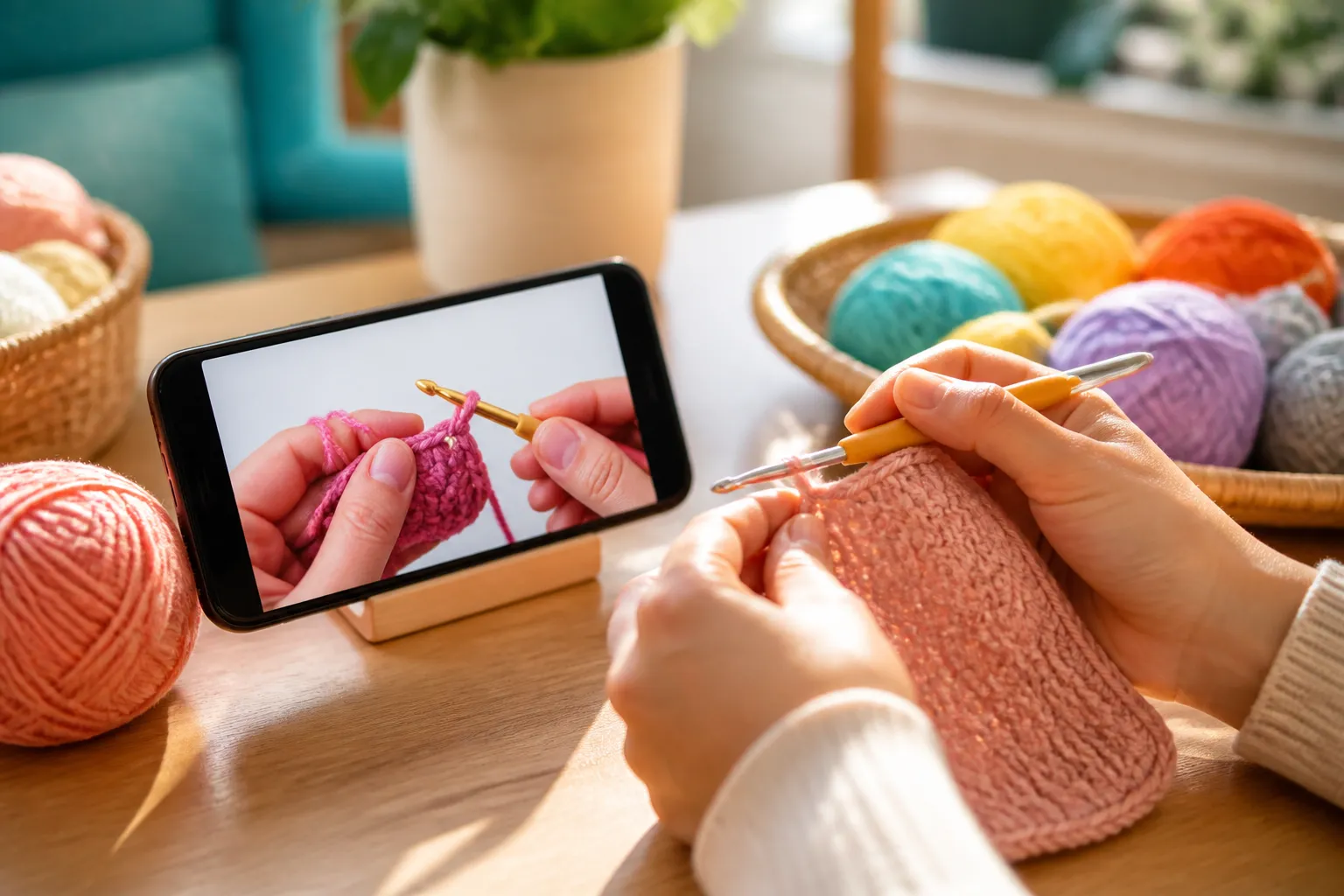 Como Fazer Croche do Zero: Tutorial Completo no Celular