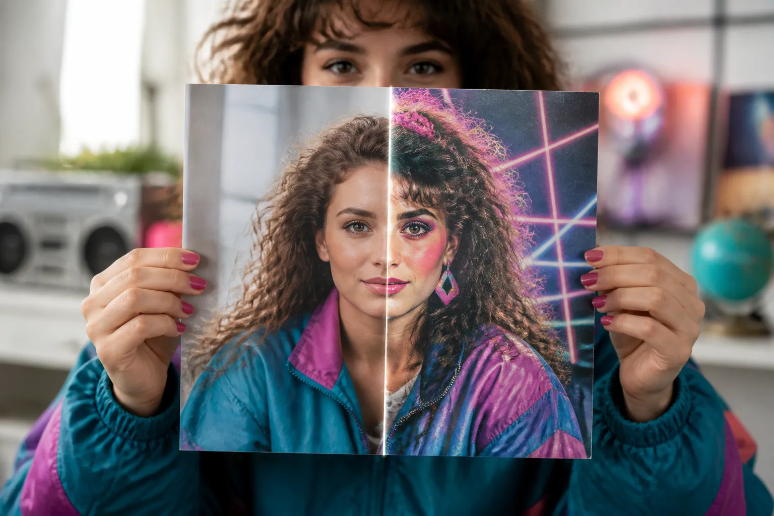 Como Usar IA Para Transformar Sua Foto em Estilo Retrô dos Anos 80